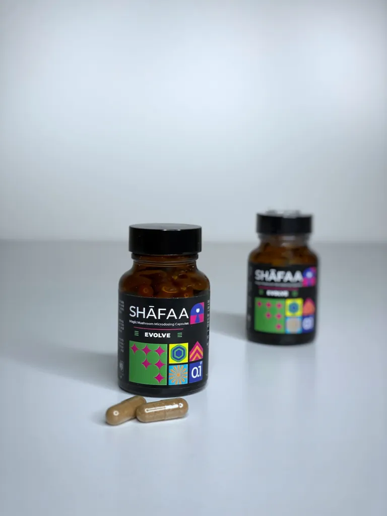 Shafaa Evolve Magic Mushroom Microdosing Cognition Capsules - Image 2