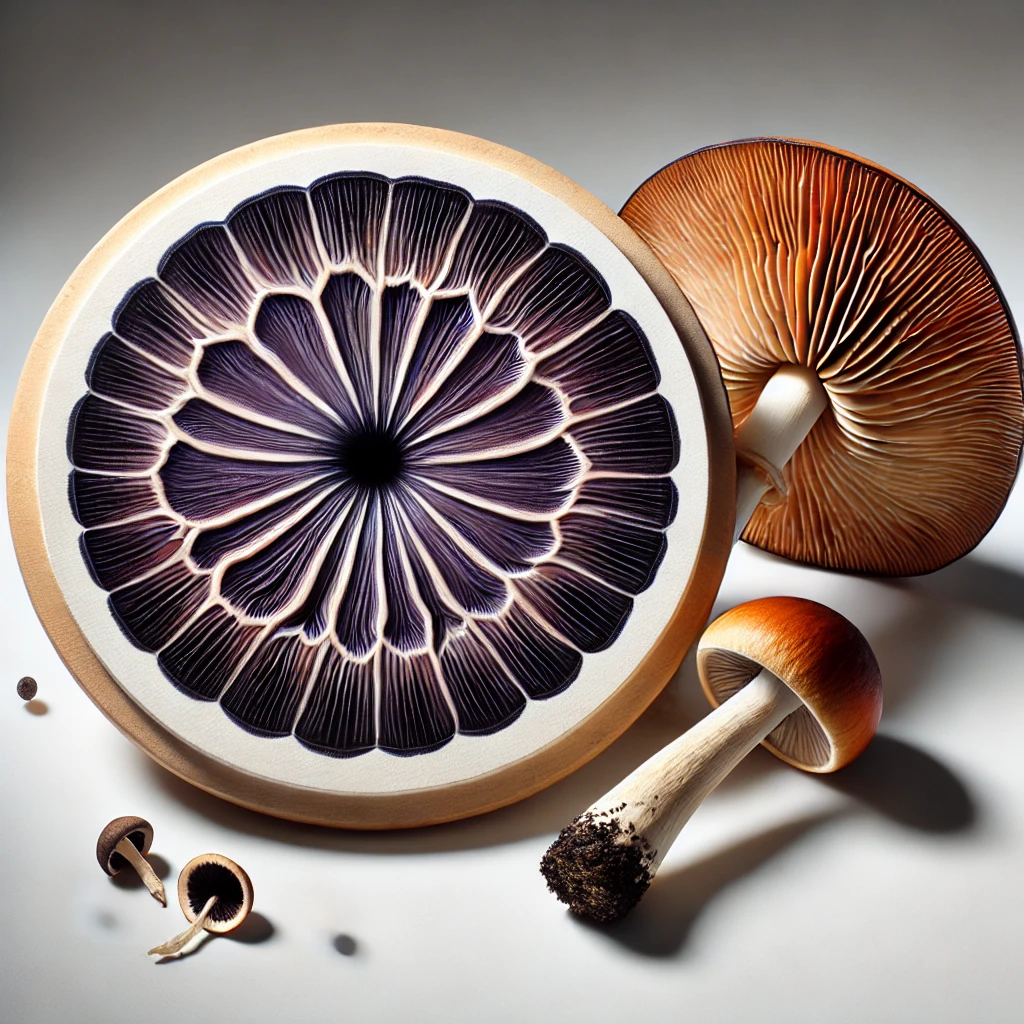 SPORE PRINT PSILOCYBE CUBENSIS ECUADOR